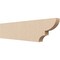 Ekena Millwork 2in. W x 6in. H x 24in. L Ridgewood Woodgrain TimberThane Rafter Tail, Primed Tan RFTUR02X06X24RIDRCPR - alternate 1